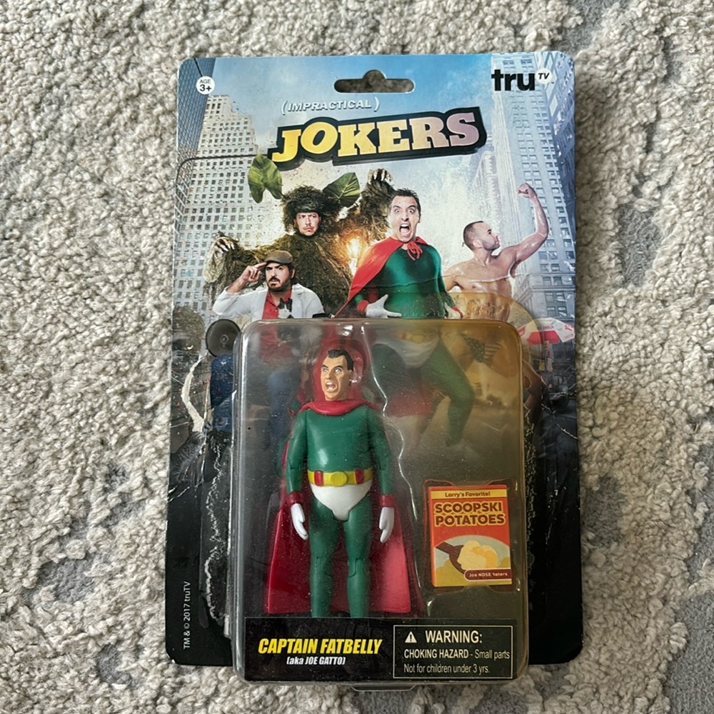 truTV Impractical Jokers Action Figure Captain Fatbelly Taka Joe Gatto Fat Belly